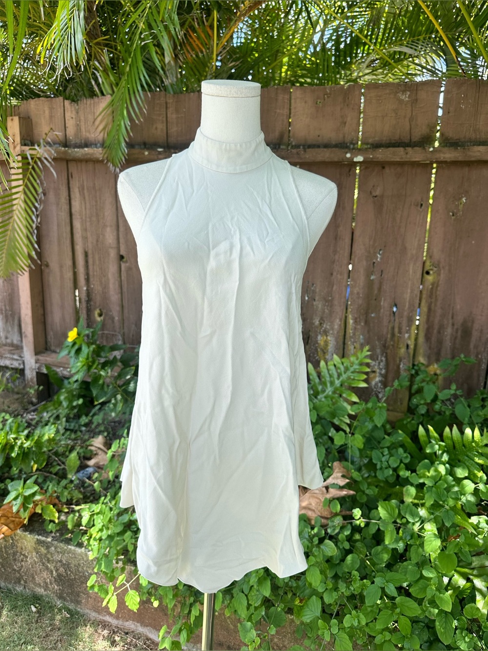 Proenza Shouler Cream Mockneck Blouse Size 6